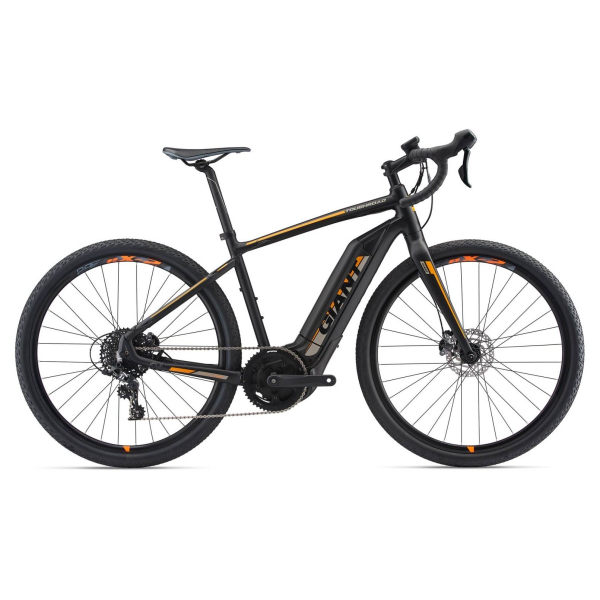 Giant ToughRoad E+ Mat Zwart HEREN 2018