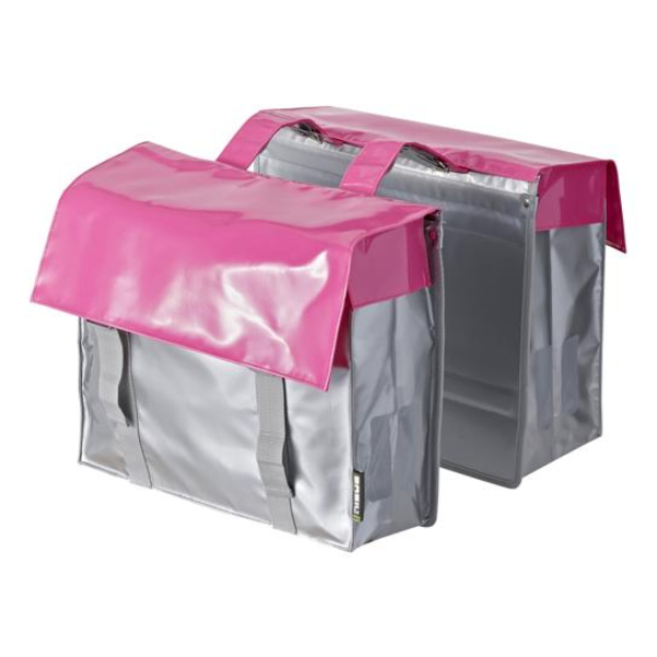 Basil dubb tas Basonyl zi / rz Zilver / Roze