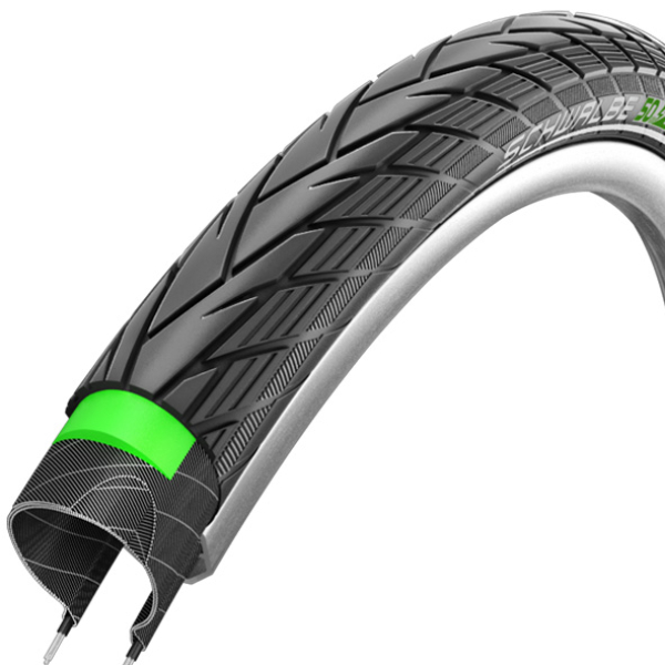 Schwalbe Bub Energizer plus 28x1.40 HS427 reflectie Zwart