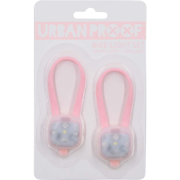 Urban Proof UP SMD LED fietslampjes set Pastel Roze