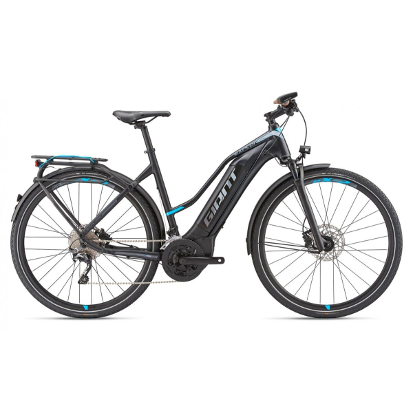 Giant Explore E+ Zwart DAMES 2019