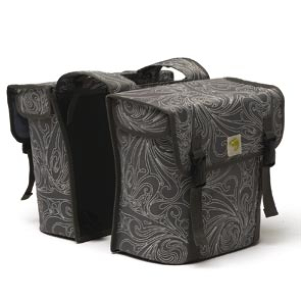 New Looxs NL dubb tas 108 Rondo isis grey Grijs / Wit