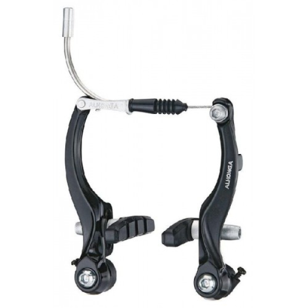 Alhonga V-BRAKE REMSET VOOR + ACHTER Zwart