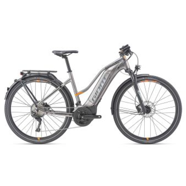 Giant Explore E+ Grey/Orange DAMES 2019