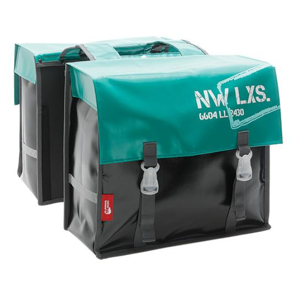New Looxs NL dubb tas bisonyl Basic grn Groen / Zwart