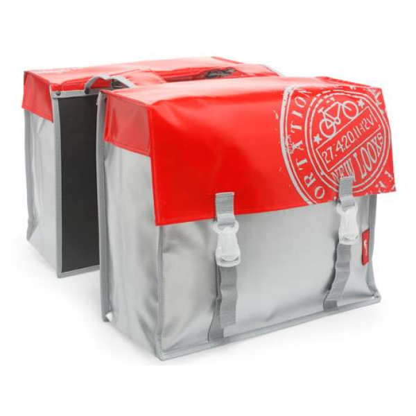 New Look NL tas 040 bisonyl rd/zi ROOD / ZILVER