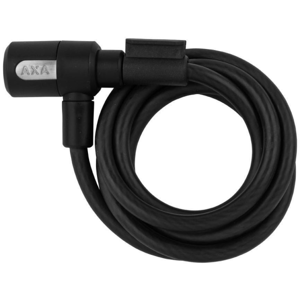 Axa SLOT KABEL NEWTON 180X12 M/HOUDER ZW Zwart