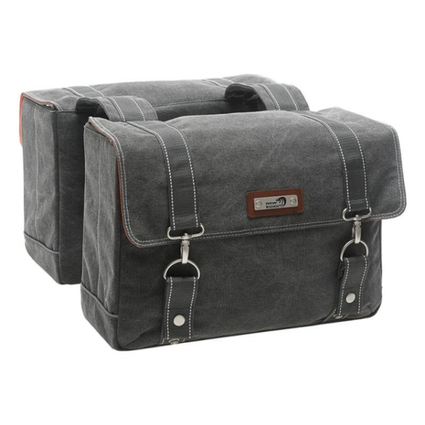 New Looxs NL dubb tas Mondi canv grs Grijs - Afbeelding 2