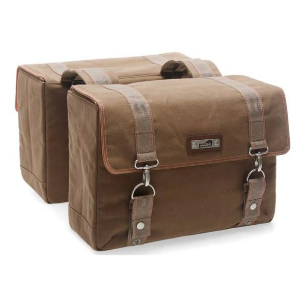 New Looxs NL dubb tas Mondi canv brn Bruin