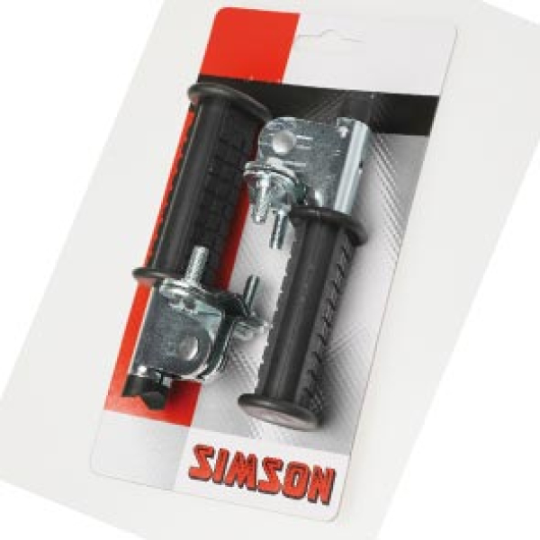 Simson 020918 Voetsteunen Bobike voorheen Dremefa Zilver|Zwart