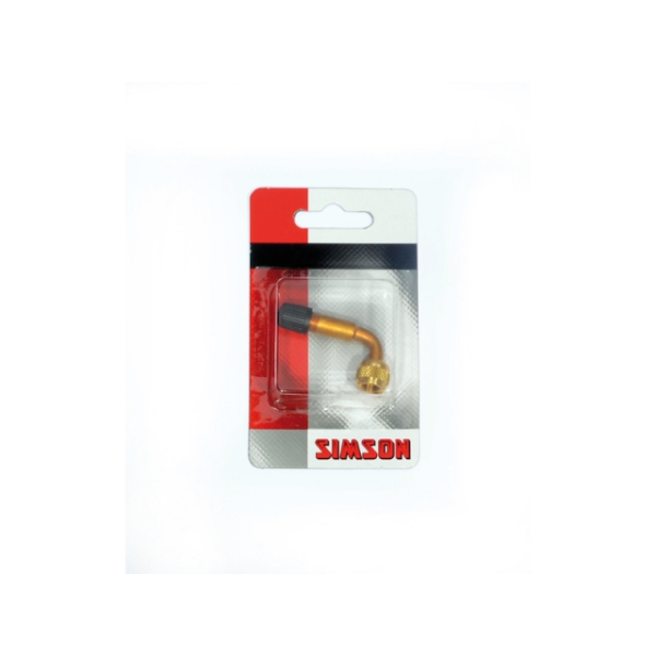 Simson 020502 Haaks opschroef ventiel Goud