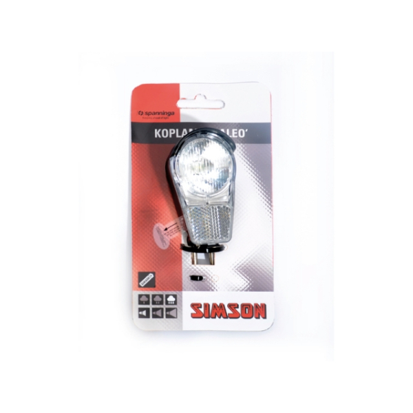 Simson Batterijkoplamp "Galeo" incl .batterijen ONBEKEND