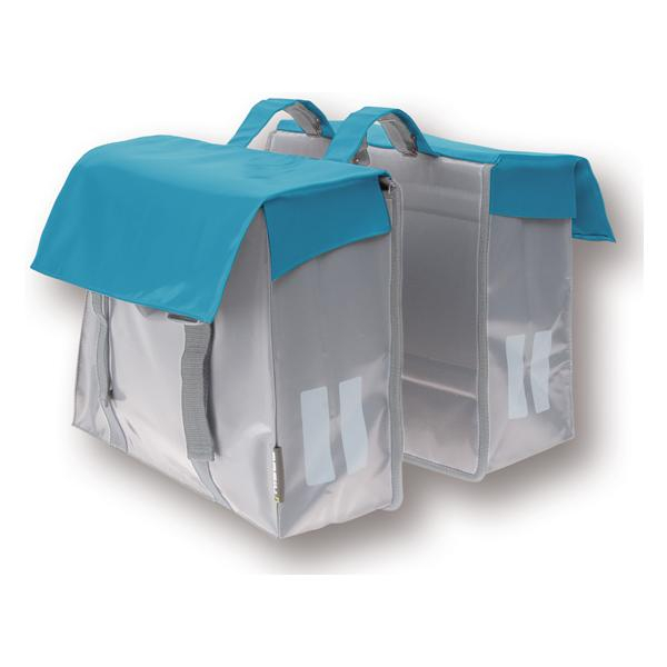 Basil dubb tas Basonyl zi / bl Zilver / Blauw
