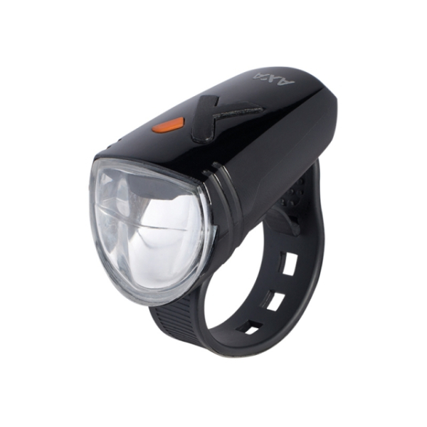 Axa KOPLAMP GREENLINE USB LUX ZW Zwart - Afbeelding 2