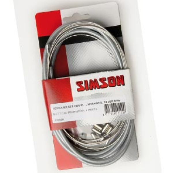 Simson remkabel uni cpl RVS zi Zilver