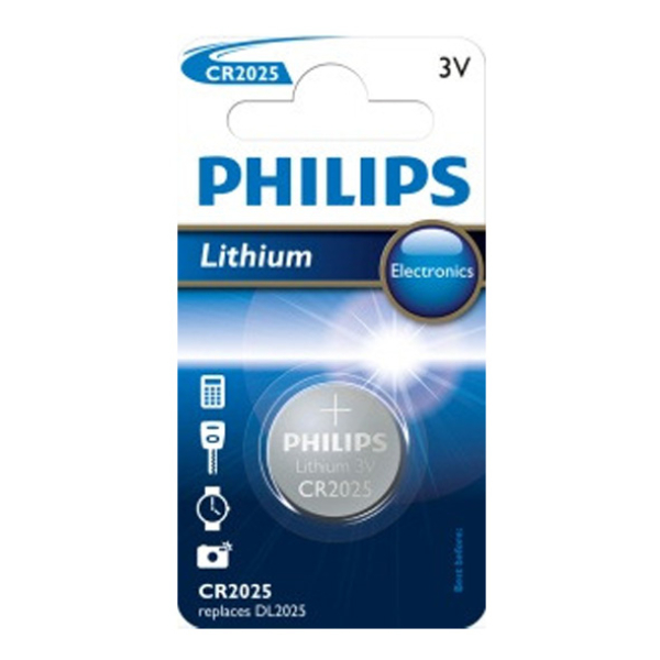 Philips batt CR Lith 3V BP1 Zilver