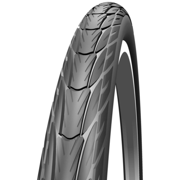 Schwalbe Bub Delta Cruiser 28x1.40 reflectie Zwart