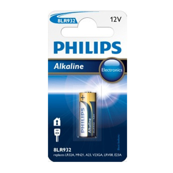 Philips Batterij V-23 12V A23 Blauw