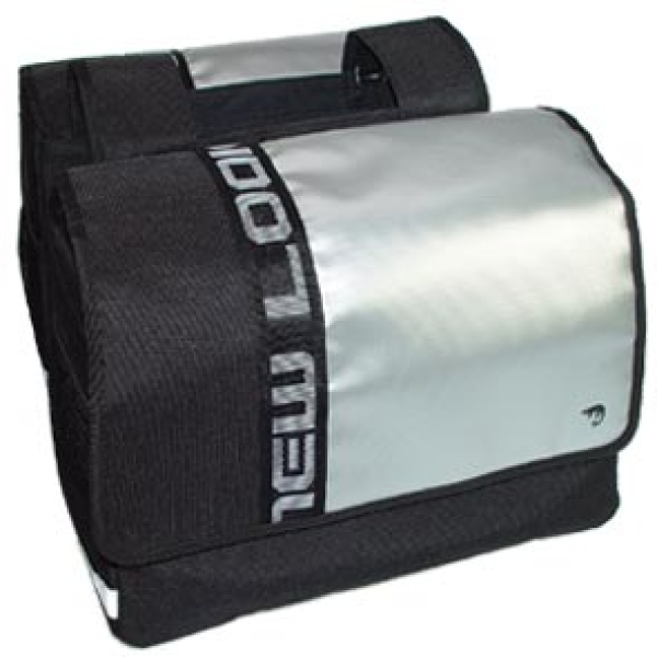 New Looxs NL dubb tas 218 Mondi Joy zw/zi Zwart / Zilver