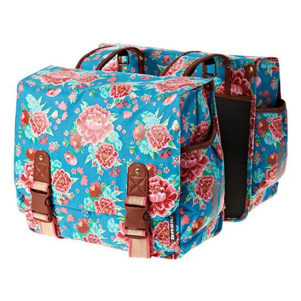 Basil dubb tas Bloom bl Blauw