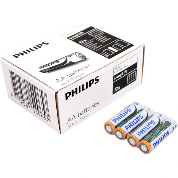 Philips ds batt R6 AA Zilver