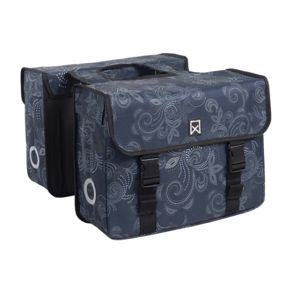 Willex Paisley Dubbele Tas Blauw