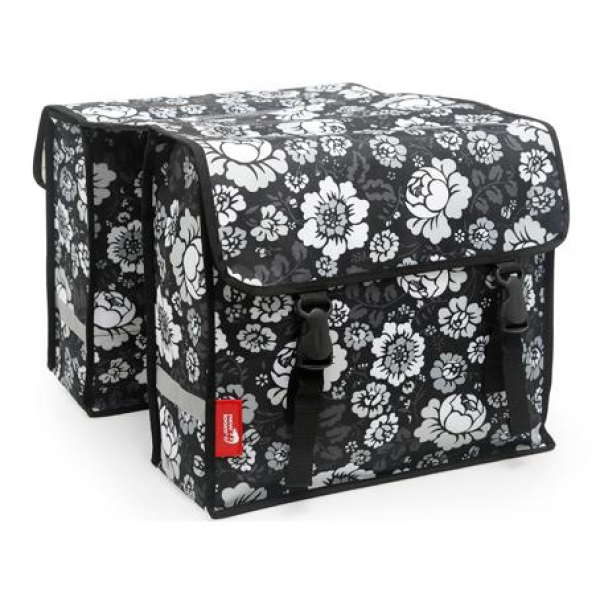 New Look NL tas 230 Fiori dubb dahlia zw ZWART