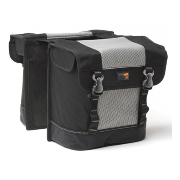 New Looxs NL dubb tas 108 Rondo zi Zilver / Zwart