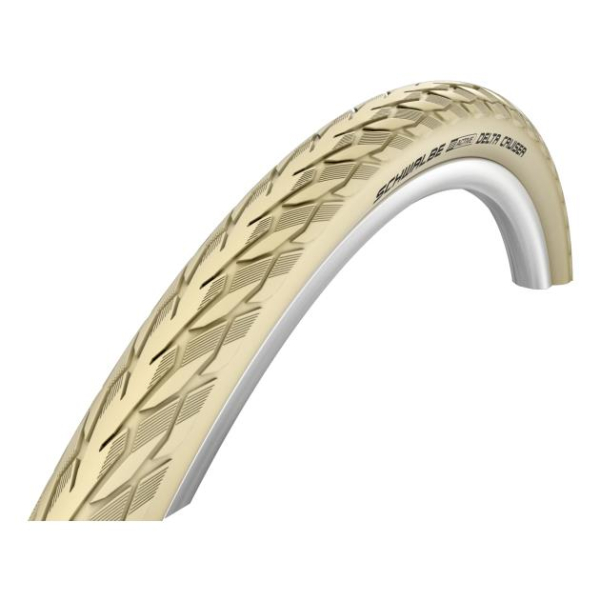 Schwalbe BUB 28X11/2 SC R DELTA CRUISER KG CRE Wit