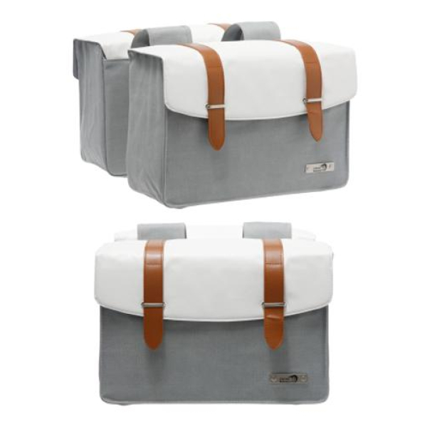 New Looxs NL tas 275 Bolzano Combo cool grey Grijs / Wit