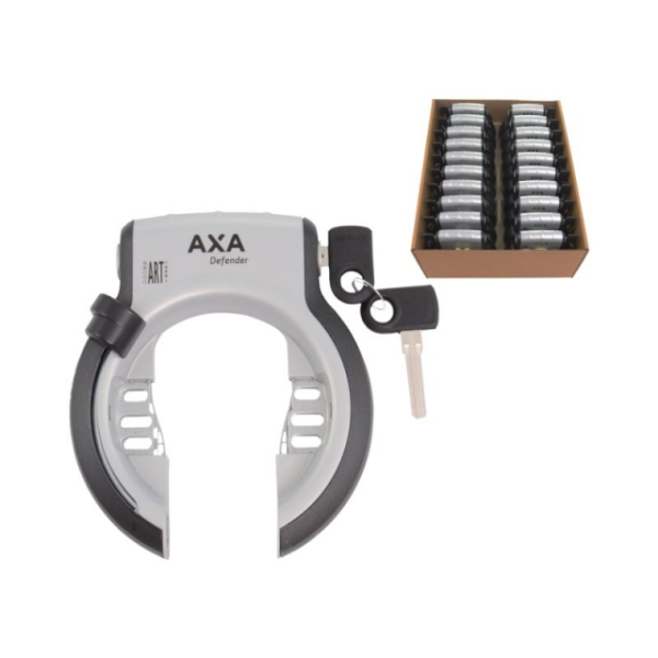Axa RINGSLOT DEFENDER RL/ZWART ART2 Zilver