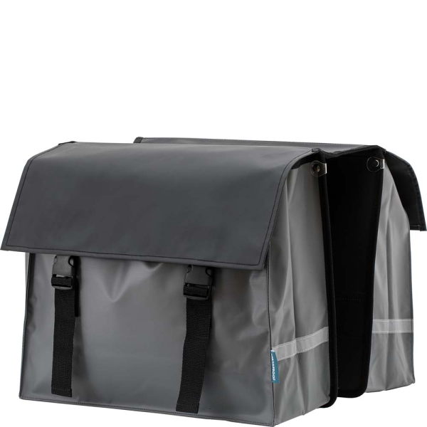 Urban Proof fietstas 40L Zwart/Grijs Grijs