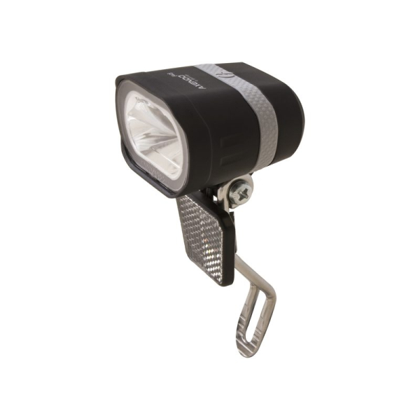 Spanninga Koplamp axendo 40 naafdynamo aan/uit Zwart