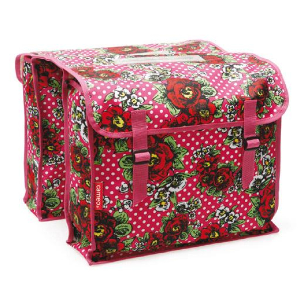 Cameo dubb tas rz Roze / Wit / Rood