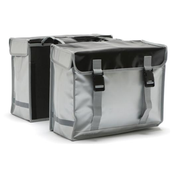 New Looxs dubbele tas bisonyl zw/zi Zwart