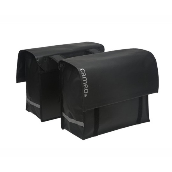 Cameo fietstas dubbel bisonyl dull Black