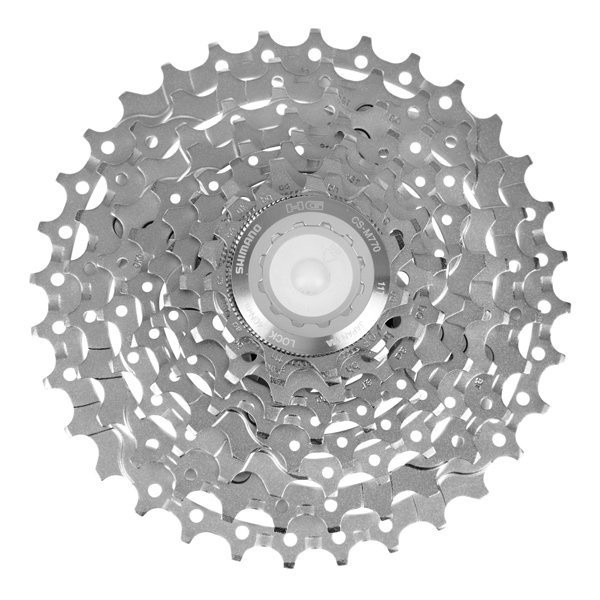 Shimano Shim cass 9v 11/32 XT Zilver