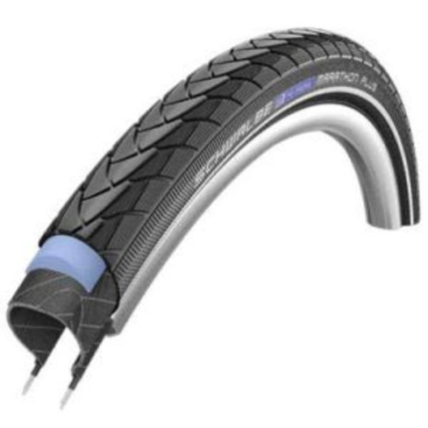 Schwalbe Bub Marathon plus 28x1.40 reflectie BLACK