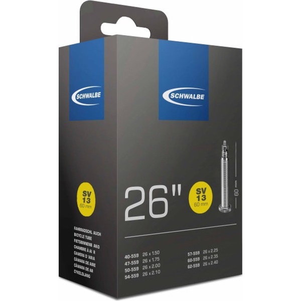 Schwalbe SV13 60mm (26x1.50/2.50) 10425363 BLACK