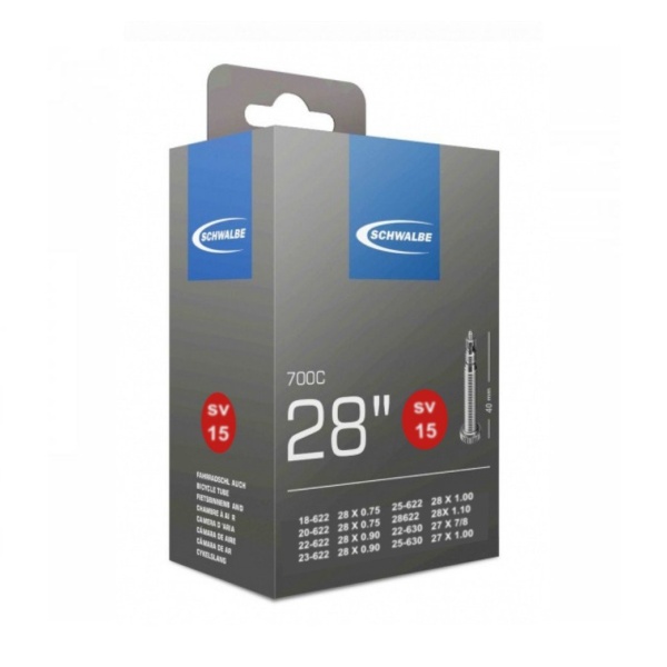 Schwalbe Bib SV15 18/28-622 FV 28x3/4-7/8-1.00-1.10 BLACK